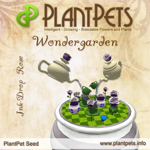 Poster for Wondergarden *Ink-Drop Rose*